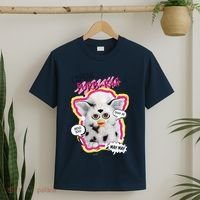 I Speak Furbish! Snowball Retro Vibes Big Chest T-Shirt thumb 2
