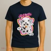 I Speak Furbish! Snowball Retro Vibes Big Chest T-Shirt thumb 3