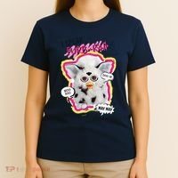 I Speak Furbish! Snowball Retro Vibes Big Chest T-Shirt thumb 4