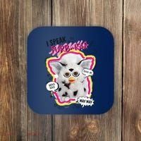 I Speak Furbish! Snowball Retro Vibes Big Chest Coaster thumb 0