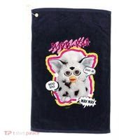 I Speak Furbish! Snowball Retro Vibes Big Chest Golf Towel thumb 0