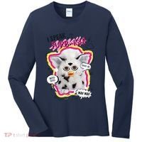 I Speak Furbish! Snowball Retro Vibes Big Chest Women's Long Sleeve Shirt thumb 0
