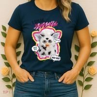 I Speak Furbish! Snowball Retro Vibes Big Chest Women's T-Shirt thumb 2