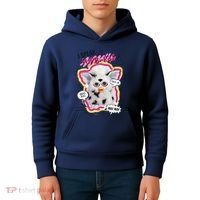 I Speak Furbish! Snowball Retro Vibes Big Chest Kids Hoodie thumb 4