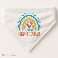 I Speak Fluent Toddler Funny USA-Made Doggie Bandana thumb 0