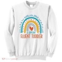 I Speak Fluent Toddler Funny Sweatshirt thumb 0