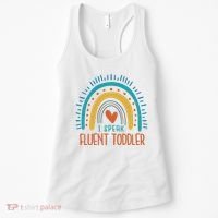 I Speak Fluent Toddler Funny Women's Tank Top thumb 0