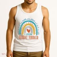 I Speak Fluent Toddler Funny Tank Top thumb 3