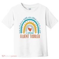 I Speak Fluent Toddler Funny Toddler T-Shirt thumb 0