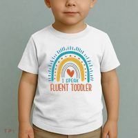 I Speak Fluent Toddler Funny Toddler T-Shirt thumb 2