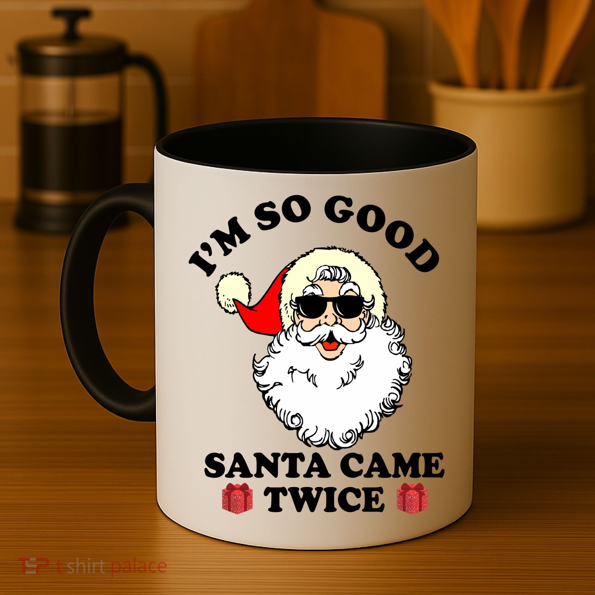 Im So Good Santa Came Twice Holiday Coffee Mug