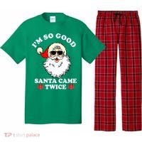 Im So Good Santa Came Twice Holiday Pajama Set thumb 0