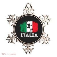 Italian soccer grunge flag Ornament thumb 0