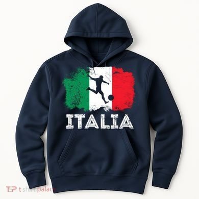 Italian soccer grunge flag Hoodie