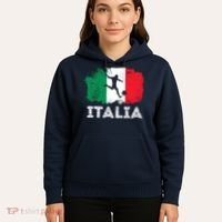 Italian soccer grunge flag Hoodie thumb 5