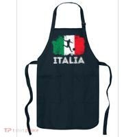 Italian soccer grunge flag Apron thumb 0