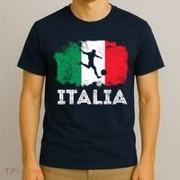 Italian soccer grunge flag T-Shirt thumb 3