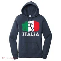 Italian soccer grunge flag Women's Hoodie thumb 0