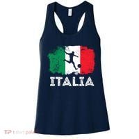 Italian soccer grunge flag Women's Tank Top thumb 0