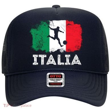 Italian soccer grunge flag Hat