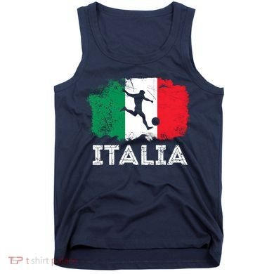 Italian soccer grunge flag Tank Top