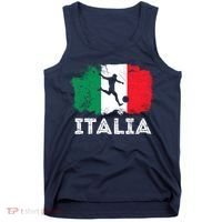 Italian soccer grunge flag Tank Top thumb 0
