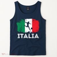 Italian soccer grunge flag Tank Top thumb 2