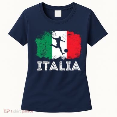 Italian soccer grunge flag Women's T-Shirt