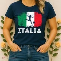 Italian soccer grunge flag Women's T-Shirt thumb 2