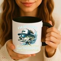 Im So Good At Catching Fish That The Fish Tell Stories Coffee Mug thumb 3