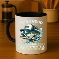 Im So Good At Catching Fish That The Fish Tell Stories Coffee Mug thumb 4
