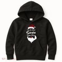 I'm So Good Santa Came Twice Naughty Ugly Christmas Kids Hoodie thumb 0