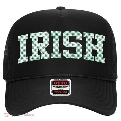 Irish Shamrock Green Plaid Vintage Hat