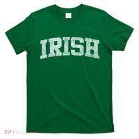 Irish Shamrock Green Plaid Vintage T-Shirt thumb 0