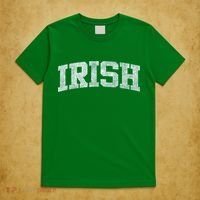 Irish Shamrock Green Plaid Vintage T-Shirt thumb 5