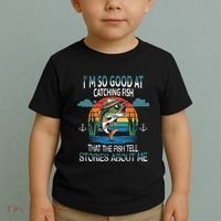 IM So Good At Catching Fish That The Fish Tell Stories Toddler T-Shirt thumb 2