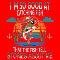 IM So Good At Catching Fish That The Fish Tell Stories Santa Hat thumb 1
