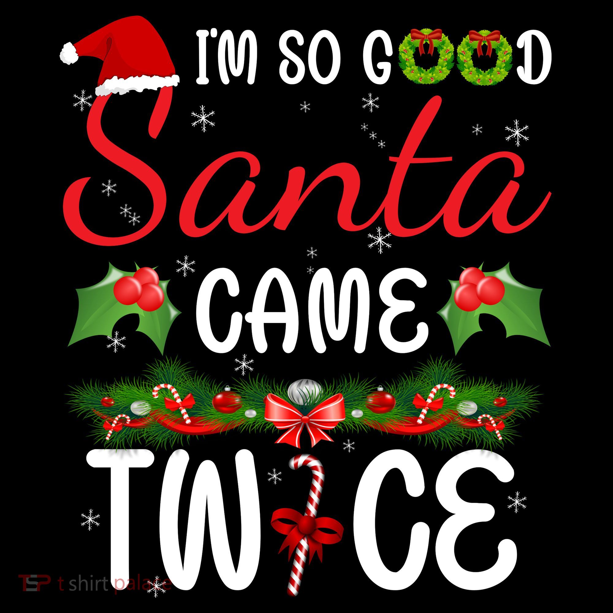 I'm So Good Santa Came Twice Women's Hoodie