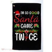 I'm So Good Santa Came Twice Golf Towel thumb 0