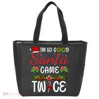 I'm So Good Santa Came Twice Tote Bag thumb 0