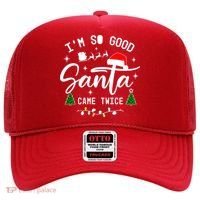 Im So Good Santa Came Twice Funny Christmas Lights Hat thumb 0