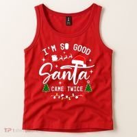 Im So Good Santa Came Twice Funny Christmas Lights Tank Top thumb 2