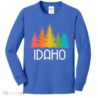 Idaho State Gift Kids Long Sleeve Shirt