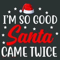 I'm So Good Santa Came Twice Funny Christmas Infant Baby Jersey Bodysuit thumb 2