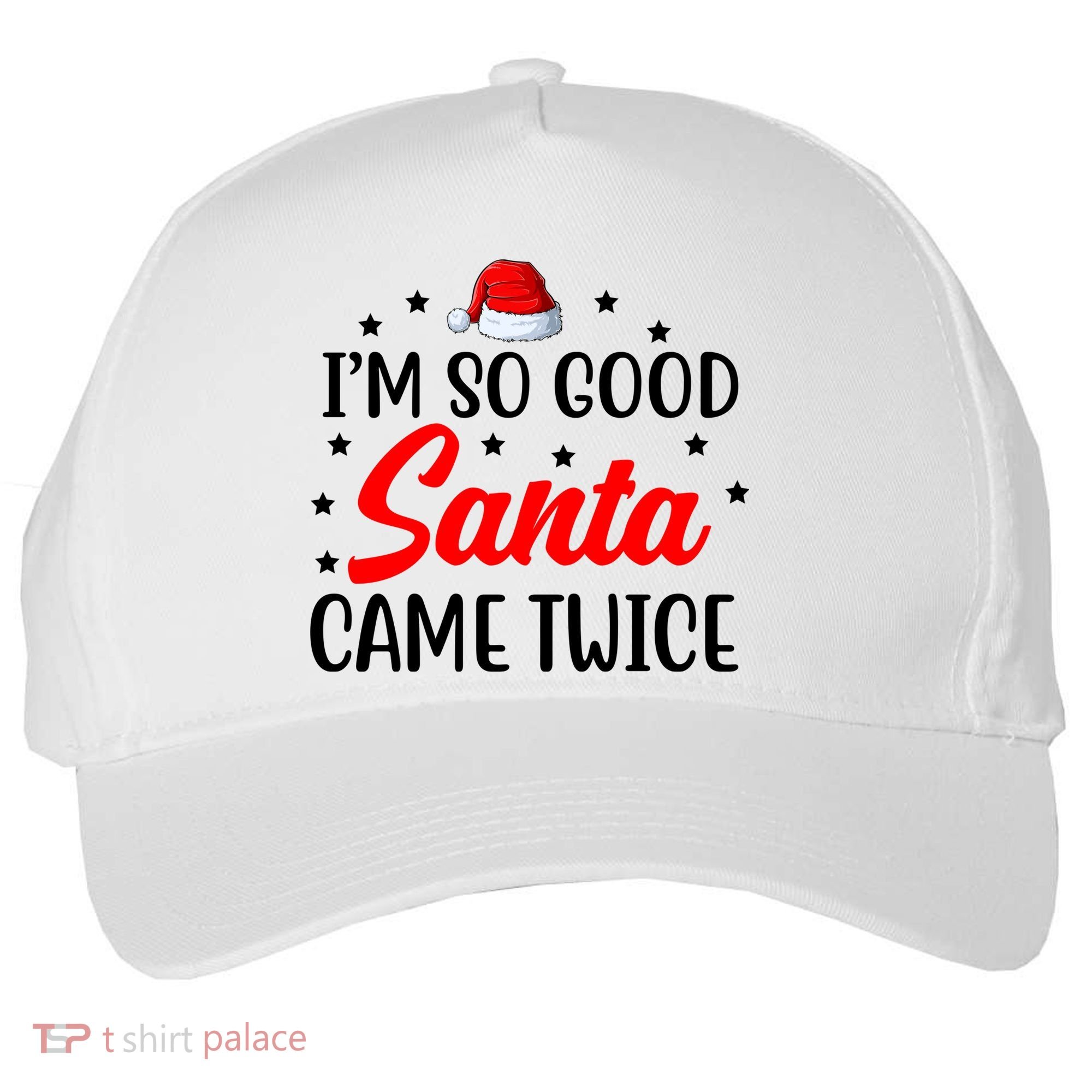 I'm So Good Santa Came Twice Funny Christmas Five-Panel Snapback Cap