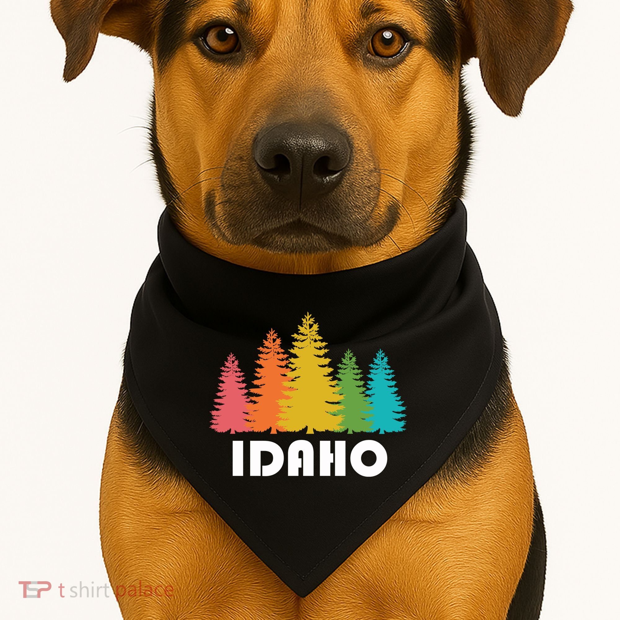 Idaho State Gift USA-Made Doggie Bandana