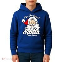 I'm So Good Santa Came Twice Funny Naughty Xmas Gift Kids Hoodie thumb 4
