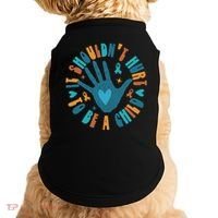 It Shouldn't Hurt To Be A Child Abuse Prevention Awareness Doggie Tank thumb 0