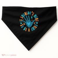 It Shouldn't Hurt To Be A Child Abuse Prevention Awareness USA-Made Doggie Bandana thumb 0