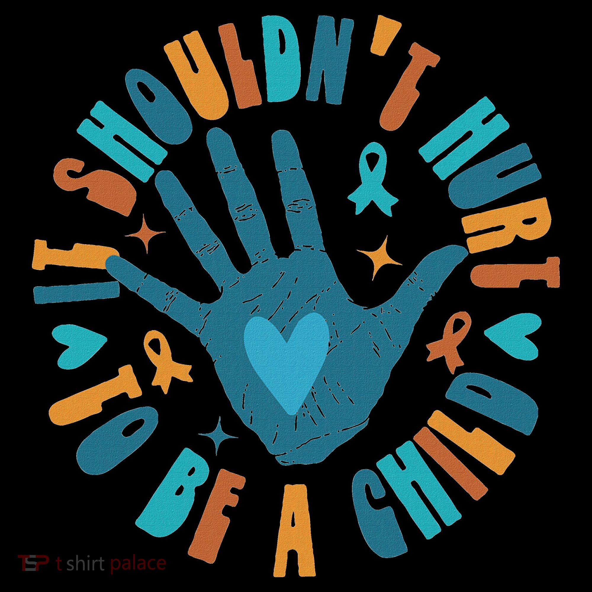 It Shouldn't Hurt To Be A Child Abuse Prevention Awareness Mousepad